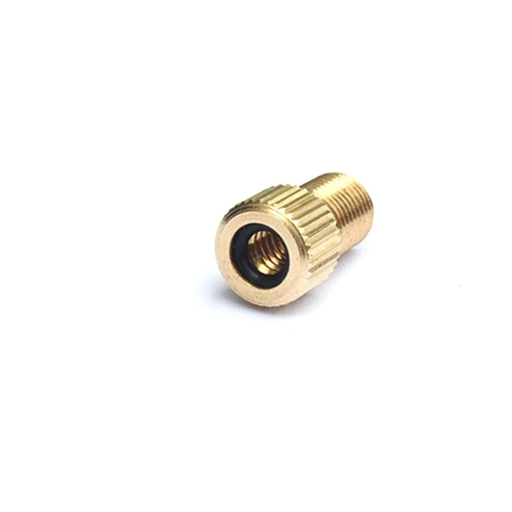 Bike Valve Conversion Nozzle Pump Tool Convert Copper Bicycle Air Adaptor
