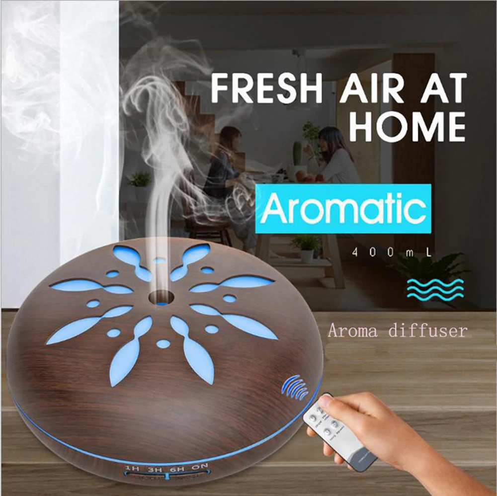 

Air Humidifier Home Aroma Diffuser with 7 Color Changing LED Light Ultrasonic Cool Mist Essential Oil Humidifier Air Diffuser