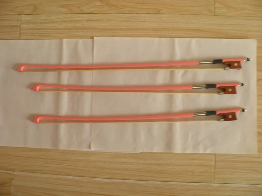 

pink violin bow 4/4 3/4 2/4 1/4 1/8
