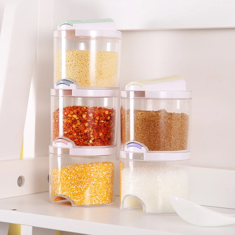 Spice Boxes For Kitchen 4Pcs Stainless Steel Spices Box, Kitchen