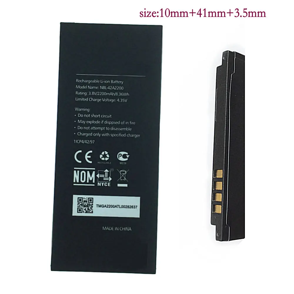 

High quality replacement battery Authentic NBL-42A2200 Battery 2200mah For neffos C5 TP701A/B/C/E Mobile phone Batterie+tool