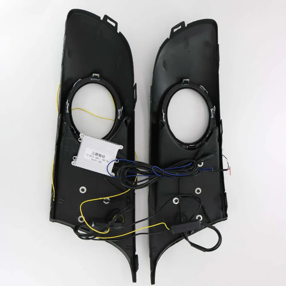 2 предмета в комплекте, для Touran 2011 2012 2013 светильник направляющий поворот на желтый светодиодный DRL Габаритные огни с провода жгута