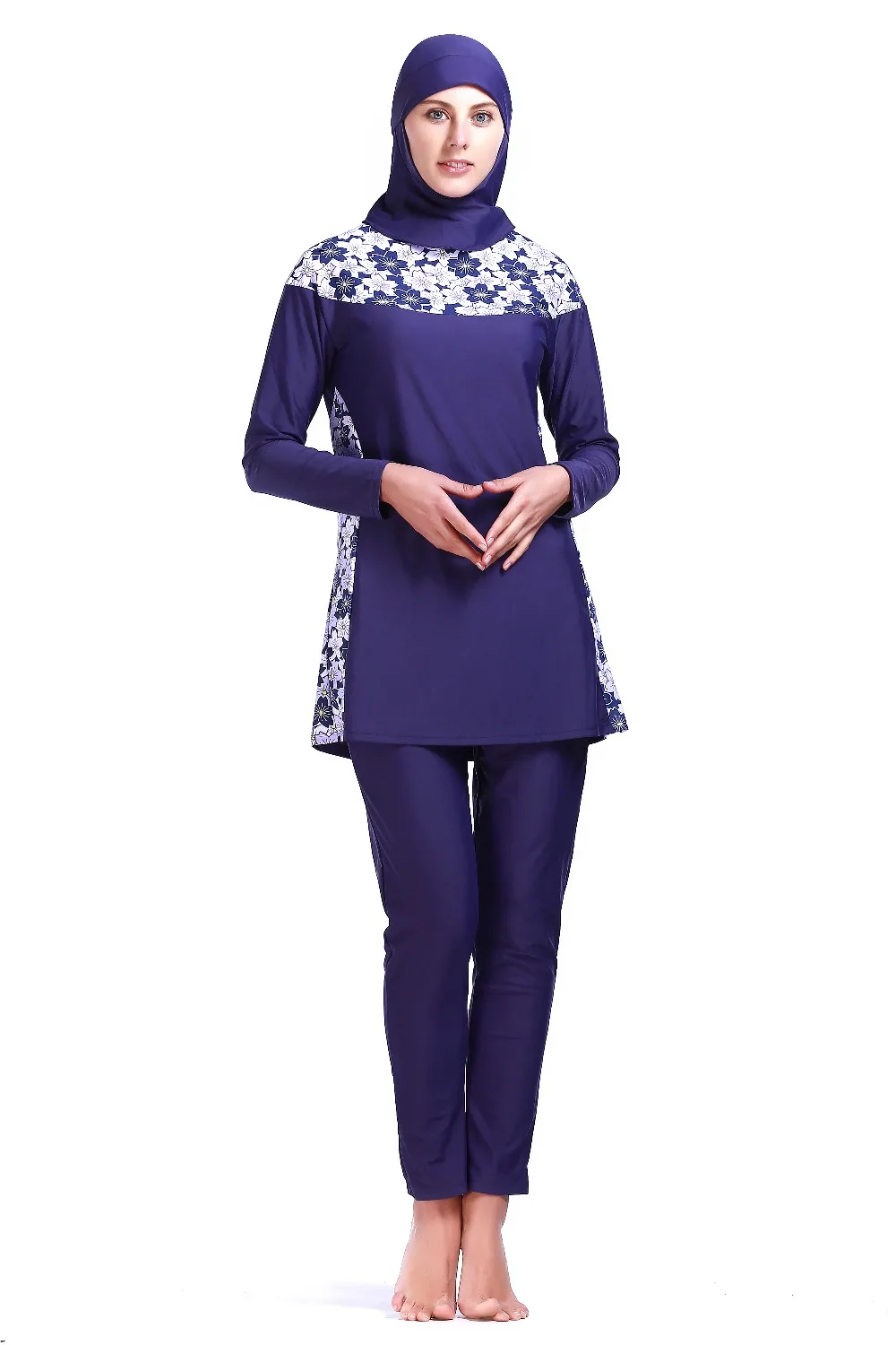 Women Full Coverage Muslim Swimwear Islamic Swimsuit Beach Swimsuits