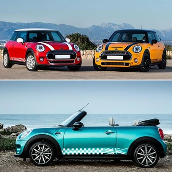 

Both Door Side Waist Line Car Decal Sticker Car Styling For Mini Cooper S JCW One F54 F55 F56 F60 R55 R56 R60 R61 Accessories