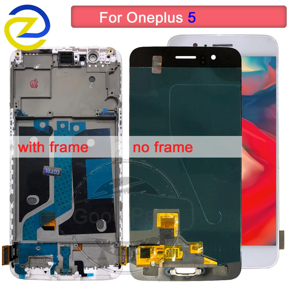 

5.5''Oneplus 5 LCD Display Screen Touch Panel Complete Assembly 100% Tested Oneplus 5 A5000 Five LCD Digitizer Display+ Frame