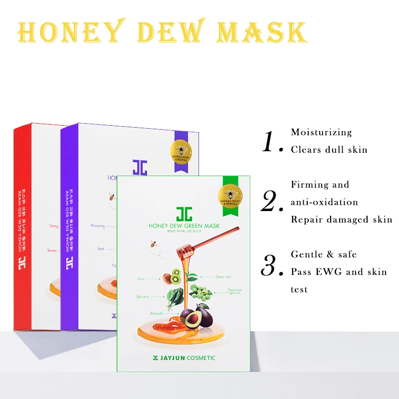 5pcs JAYJUN Cosmetic Honey dew mask Hydrating Moisturizing Mask Repair damaged skin Korea Facial mask