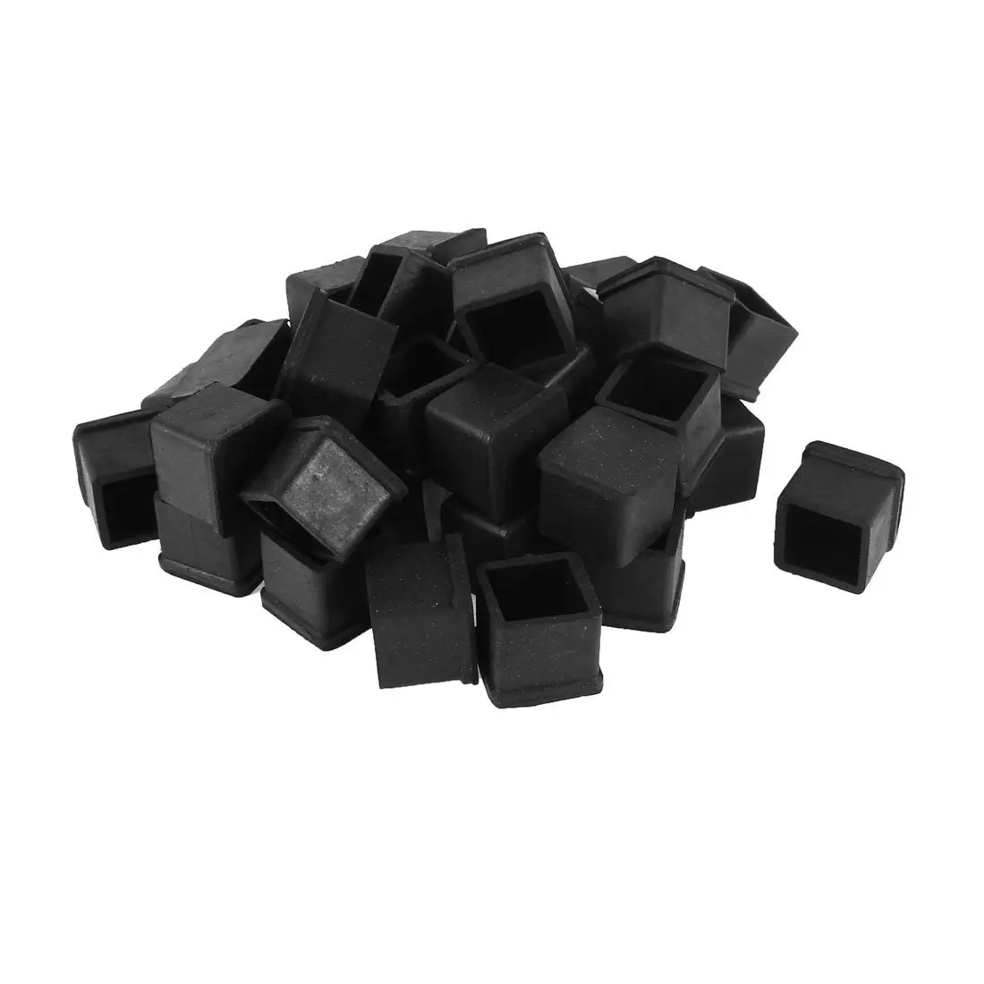 

SZS Hot 40 Pcs Rubber Chair Table Foot Cover Furniture Leg Protectors 20x20mm