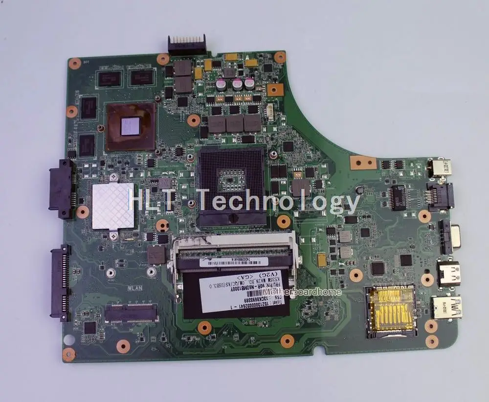 Original laptop Motherboard For ASUS K53SM K53SV 60-N60MB1302 N13P-GL2-A1 REV 3.1 non-integrated graphics card 100% fully tested