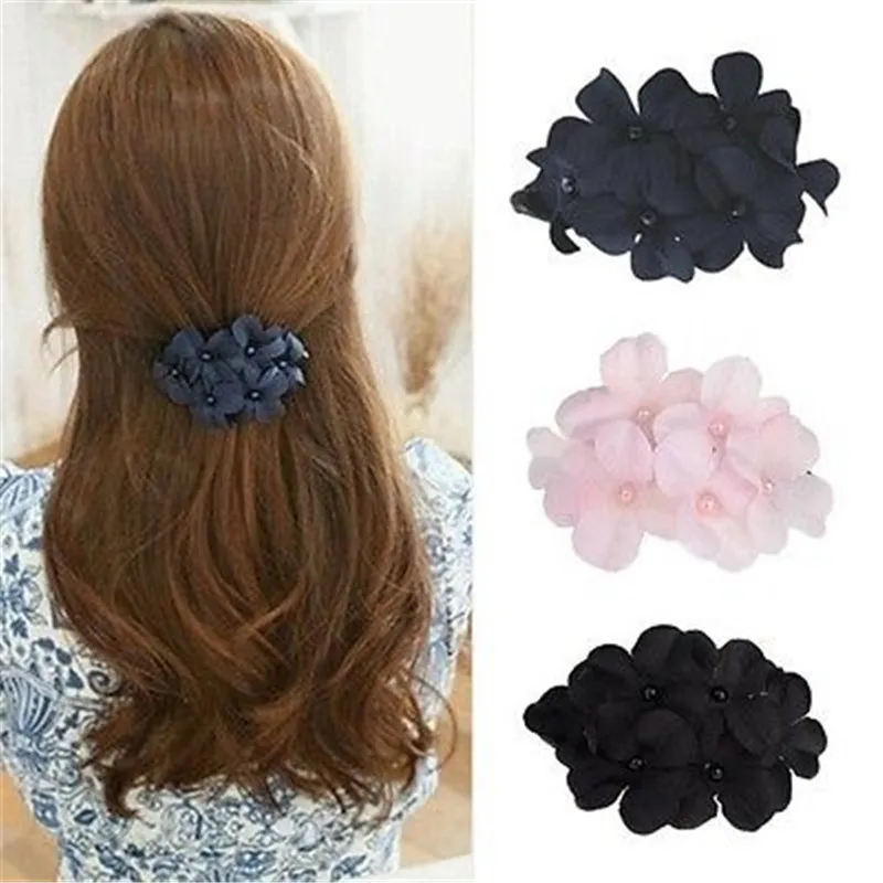 

1PC Flower Hair Clips for Women Hairpins Barrettes Fashion Hair Accessories Hair Pins and Clips Floral Hairdresser Tool