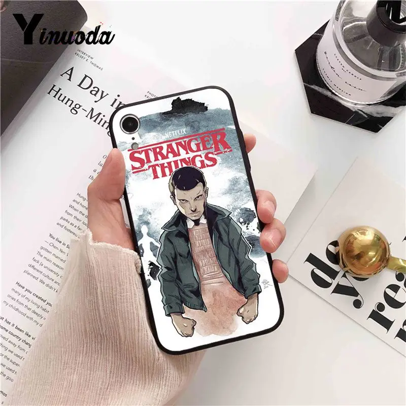 Yinuoda новые рождественские огни черный чехол для телефона iPhone X XS MAX 6 6S 7 7plus 8 8Plus 5 5S