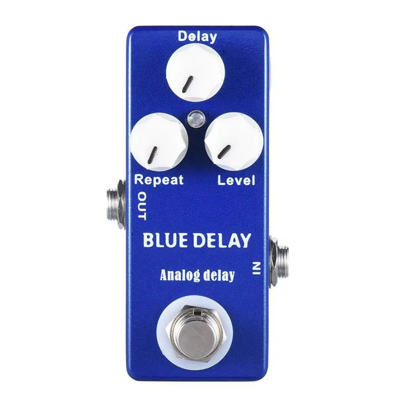 Mosky Deep Blue задержка мини-гитары педаль эффектов True Bypass - Цвет: Blue