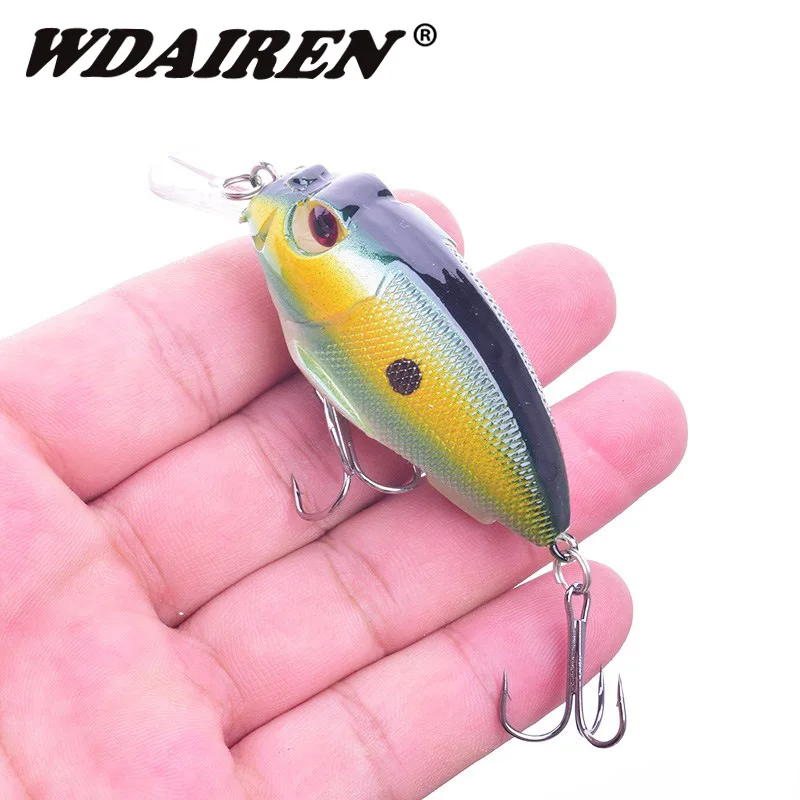 

WDAIREN Crank Minnow Fishing Lure 70mm 10g Aritificial Wobblers Crankbait 8 Colors Hard Bait Plastic Baits Pesca Isca WD-321