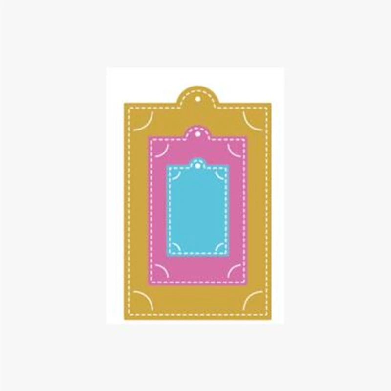 

YLCD650 Rectangular Metal Cutting Dies For Scrapbooking Stencils DIY Album Paper Cards Decoration Embossing Folder Die Cutter