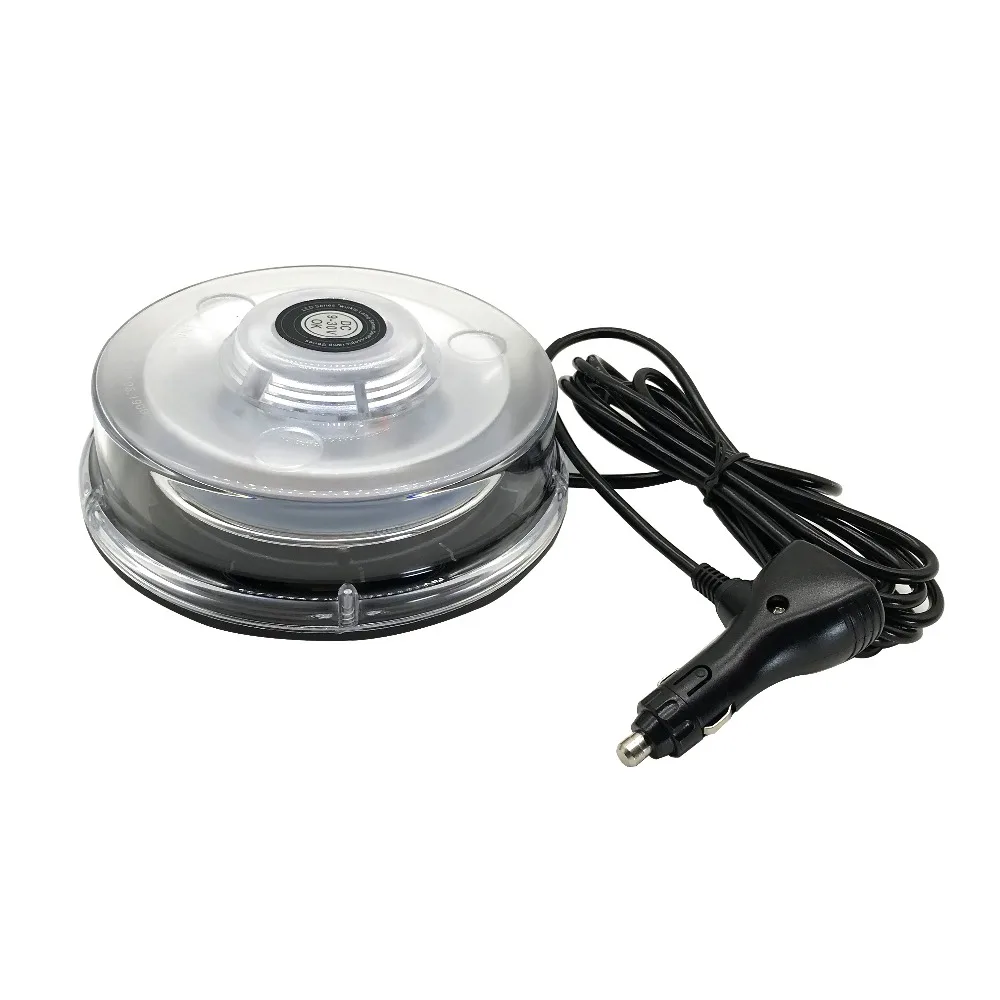  Amber LED Strobe Light Beacon Vehicle Car Roof Top Hazard Warning Flash Emergency Lights Rotating F - 32958646390