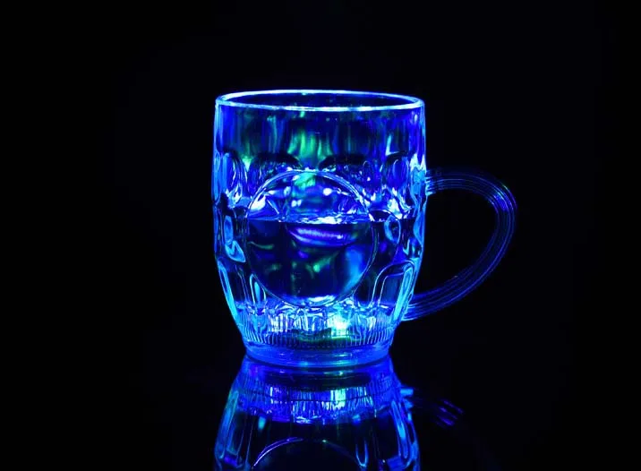 

Lighting up with water cups LED mugs wine Water induction flash cup vase led cup wine for party 6pcs/lot