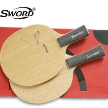 Меч день фурия 7 слойная чистая деревянная теннисный стол для настольного тенниса Ракетки Для ракетка для пинг-понга [Playa пинг понг]