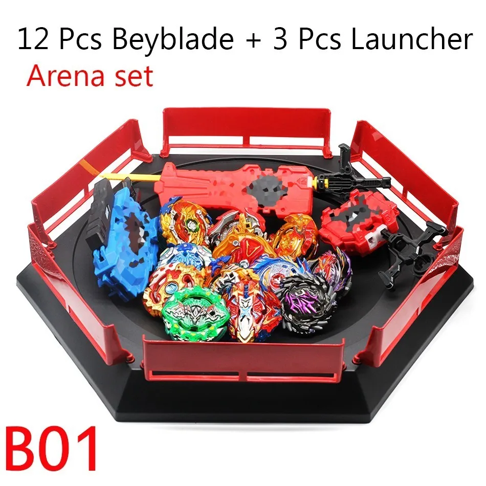 Прямая Beyblade Burst B139 игрушки с пусковым устройством стартер и арена Bayblade Металл Fusion Бог спиннинг Топы Bey Blades игрушка - Цвет: B01