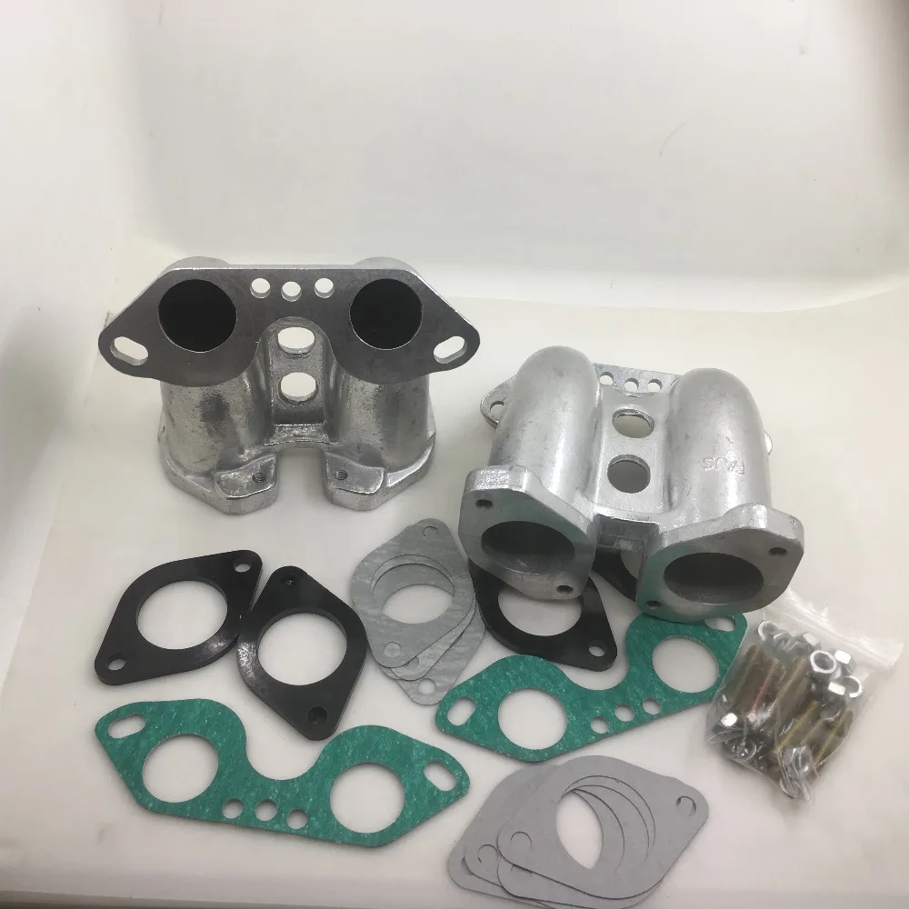 SherryBerg FAJS DUAL INTAKE MANIFOLDS KIT FOR PORSCHE 914 WEBER IDF DELLORTO DRLA EMPI carburetor/carb manifold