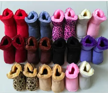 

New Warm Winter Boot Baby Girl Newborn Shoes Baby Moccasins With Fur Soft Soled Baby Shoes Newborn Baby Kids Boys Booties