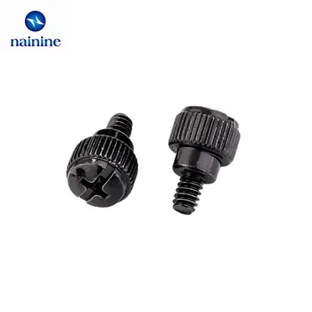 

10Pcs M4*8/10/12/16 Thread Teeth Computer PC Case Toolless Adjustment Screw Thumbscrews Thumb Screw