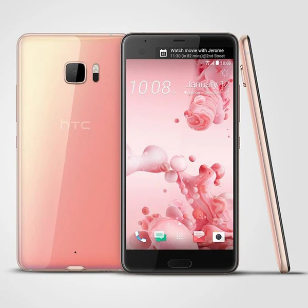 Мобильный телефон htc U Ultra 4G LTE, 5,7 дюймов, две sim-карты, 4 ГБ, 64 ГБ, четырехъядерный процессор Snapdragon821, 2560x1440, смартфон DualView Android