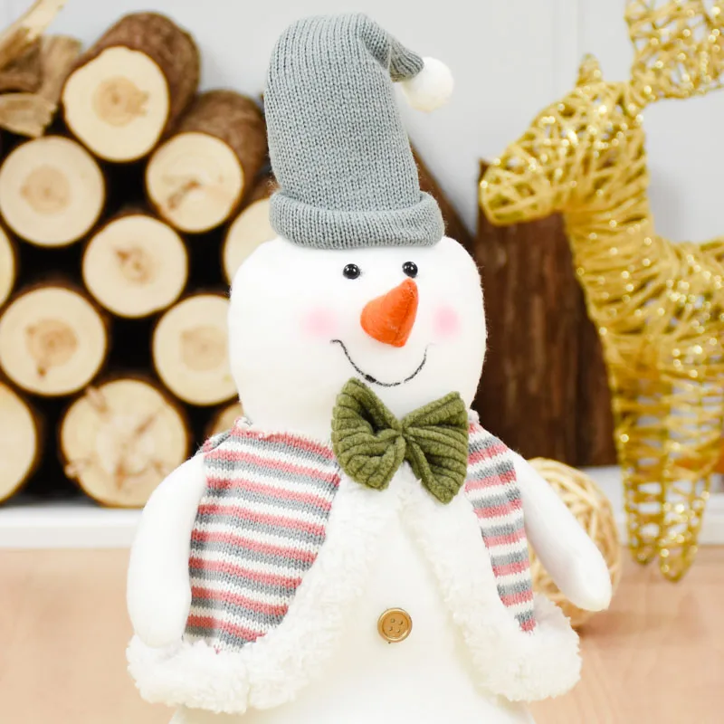 Рождественская фигурка снеговика Рождественская Кукла рождественские украшения для домашнего окна adornos de navidad орнамент с рождественской елкой год