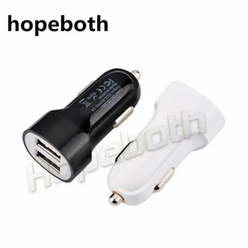 

hopeboth mobile charger USB Car Charger 2A Dual USB Cigarette Lighter for Samsung and orther smart phone universal car charger