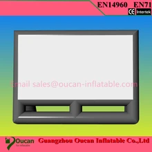 8x6 м гигантский надувной киноэкран надувной Проекционный фильм экран надувная пленка экран