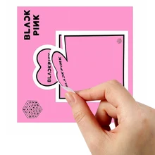 1 шт. k-pop BLACKPINK самоклеющиеся блокноты для заметок креативная липкая закладка для заметок школьные офисные канцелярские принадлежности