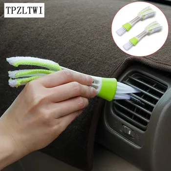 

TPZLTWI 2X Microfiber Car Cleaning Brush For Air-condition Cleaner Tools For Mercedes Audi Lada Suzuki Chery Kia Rio Ceed