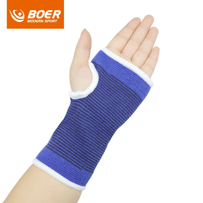 BOER 1Pair Elastc Wristband Wrist Brace Splint Fractures Carpal Tunnel Basketball Football