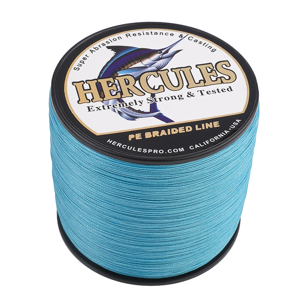 Hercules Braided Fishing Line For Carp 8 Strands Multifilament 10 300LB