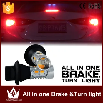 

Tcart for ford/focus 2/focus 3/fiesta/kuga/ecosport/LED Bulb Reverse Backup Tail Break Stop Turn Signal light Dual function