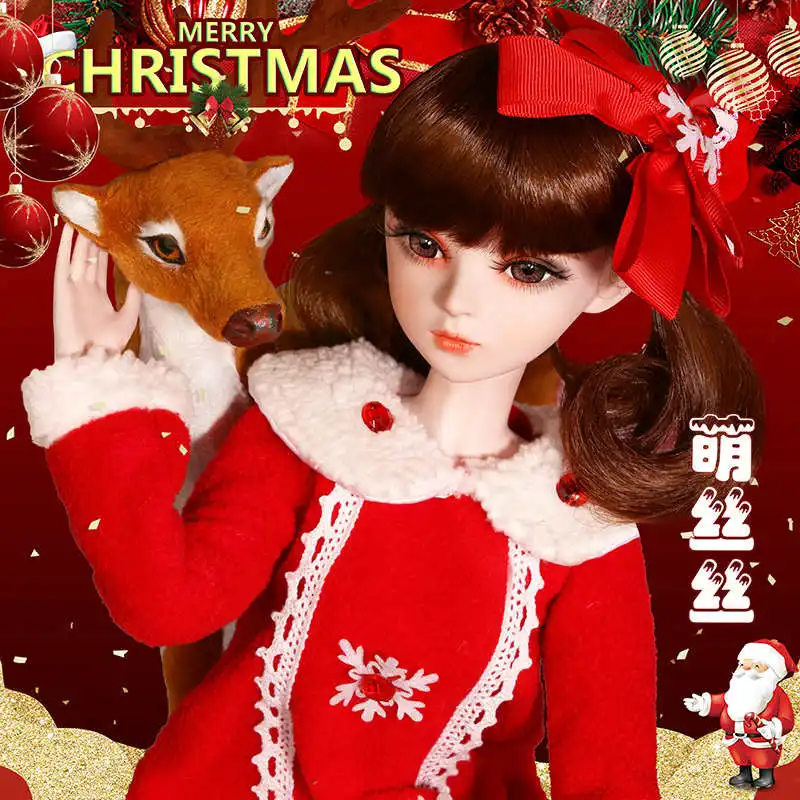 Рождественская Кукла 1/3 BJD кукла 56 см взрослая Секс Женская пластиковая шарнирная