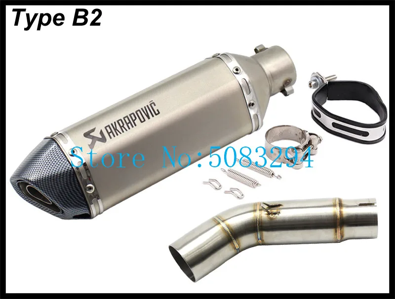 Arkapovic For GRS750 Motorcycle Exhaust Link Pipe Muffler Escape With DB Killer Motorbike Exhuast Full System in Stock