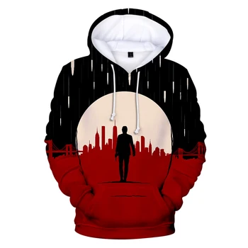 

2019 New movie John Wick 3 Print Hoodie Boy/Girl Comfortable Harajuku Long Sleeve Hooded sweatshirt Creative Print streetwear