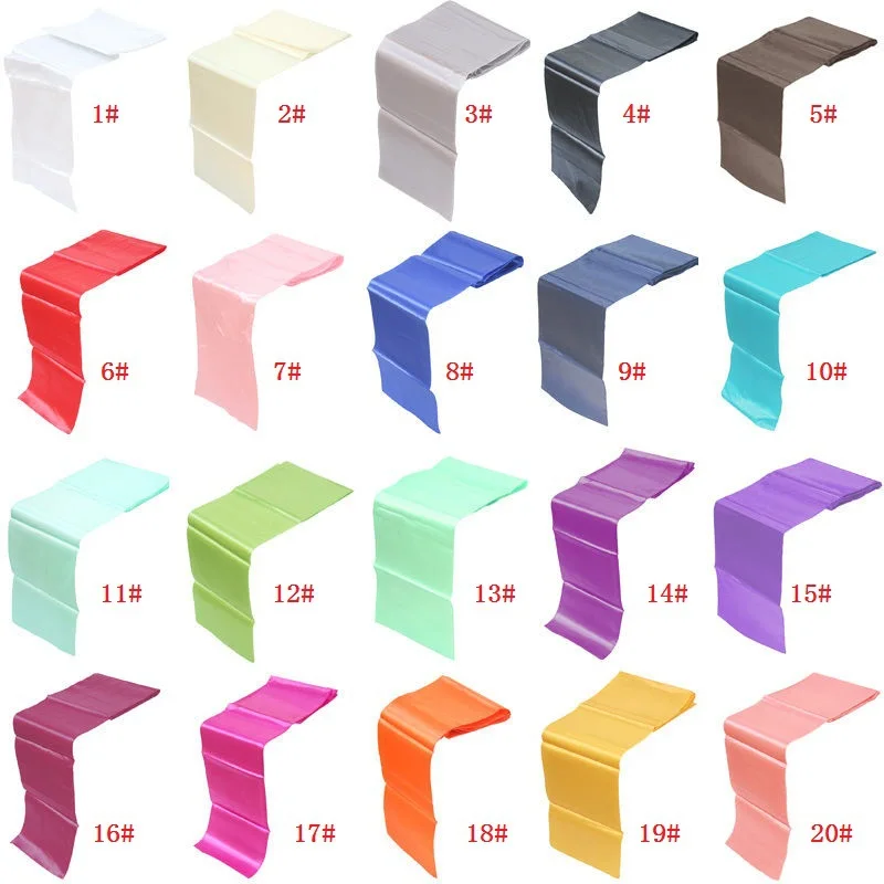 30 X 275cm 12x108 Satin Table Runner Wedding Reception Banquet