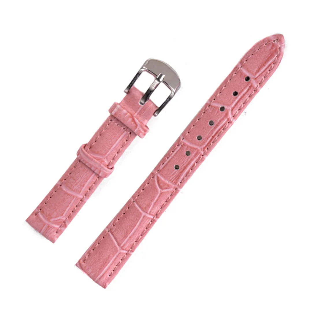 12/14/16/18/20/22mm Genuine Leather Watchbands Candy Color Fashion Wristwatch Band Watch Strap Wristband Watches Accessories