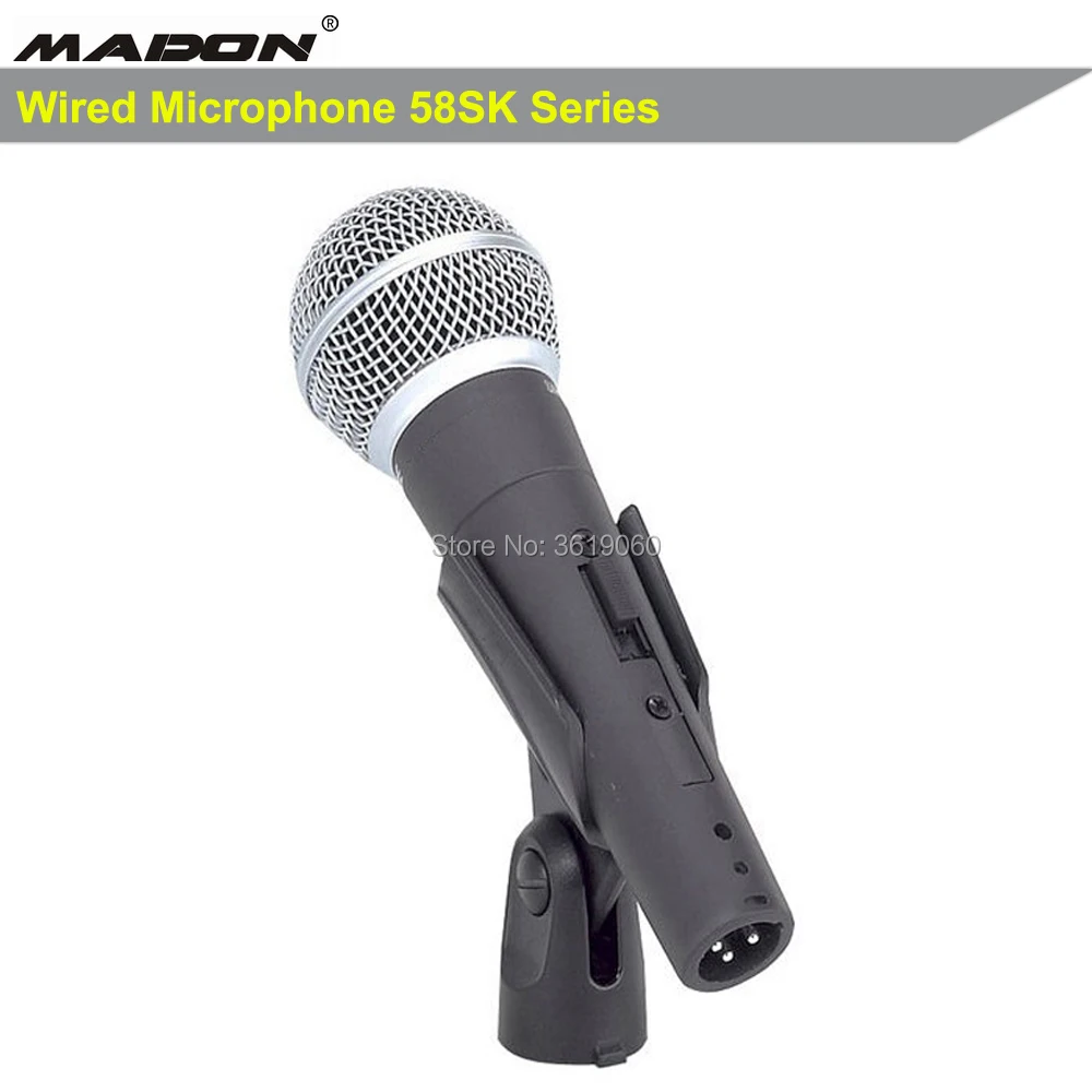

Free shipping, 58sk wired dynamic cardioid professional microphone , sm-58sk sm-58 wired microphone