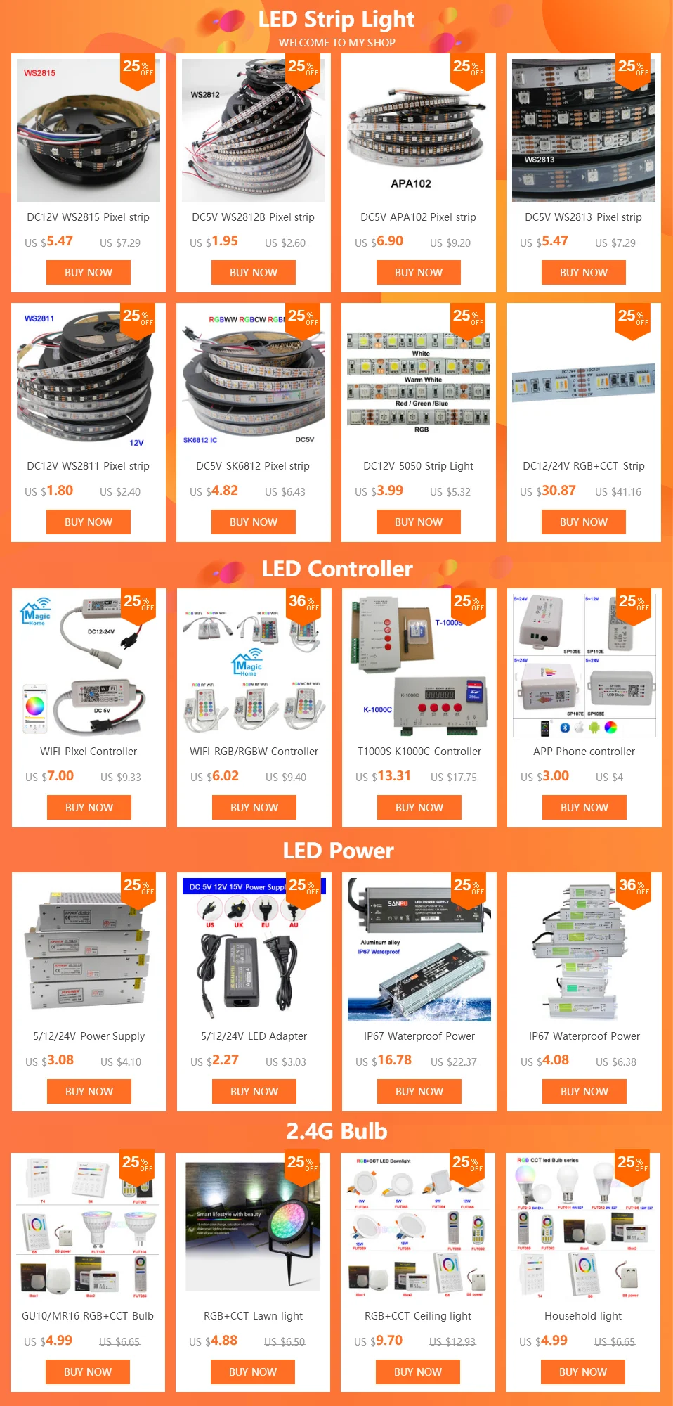 DC12V/24 В RGB/RGBW/RGBWW RGB+ CCT светодиодный Усилитель 12A/15A/24A/30A RGBWC Светодиодная лента репитер питания контроллер