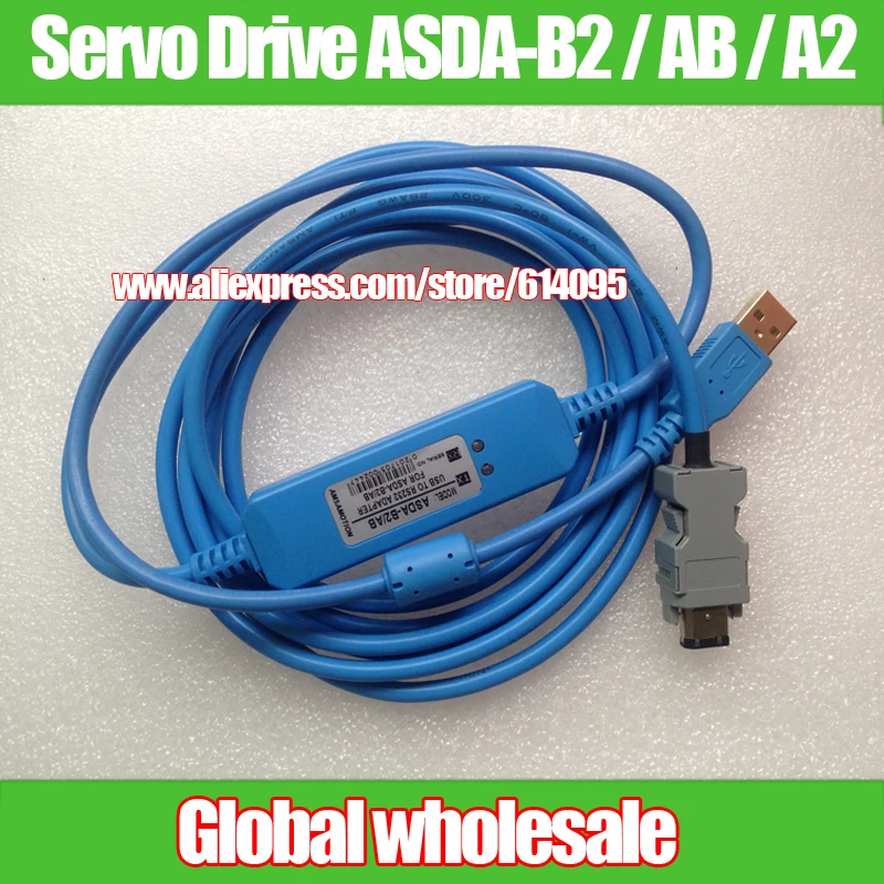 1pcs Servo Drive ASDA B2 / AB / A2 programming cable for