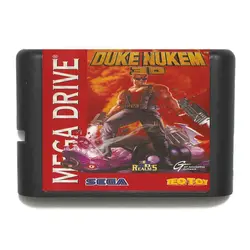 Duke Nukem 3D 16 бит MD карточная игра для sega Mega Drive для Genesis