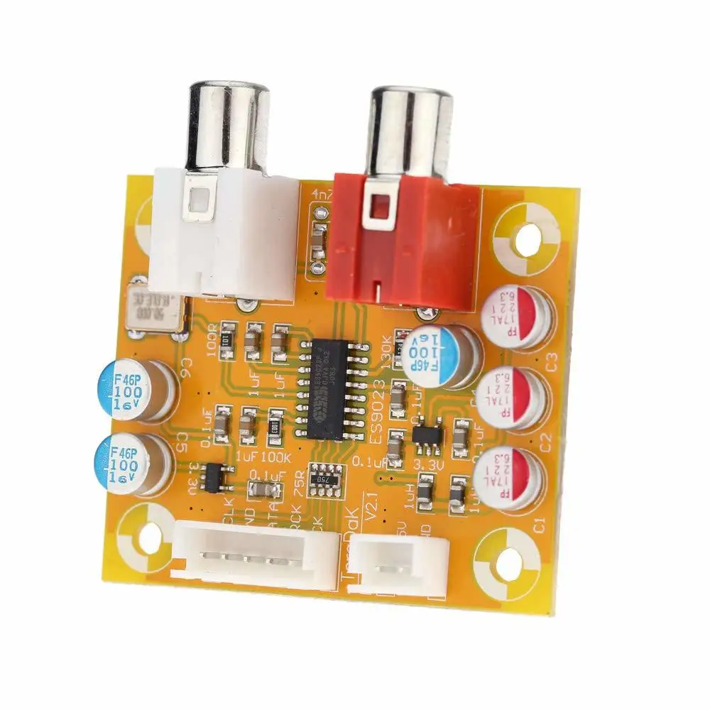 Аналоговый зеркальный модуль Es9023 Dac I2s 24 бит 192 кГц для Raspberry Pi|ЦАП| |