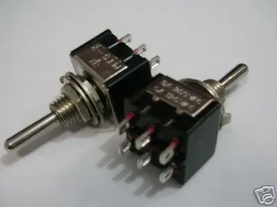 Черная мини гитара DPDT на переключателе BK PKG5|guitar toggle switch|guitar mini switchguitar switch |