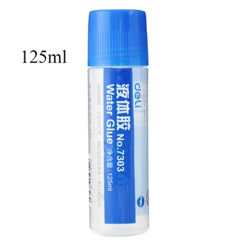 

Liquid glue 125ml Universal Fast dry and stable manual paper water glue Office supplies Stationery Deli Transparent 7303