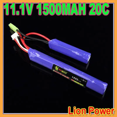 GE Power RC Lipo батарея 11 1 В 1500 мАч 20C 2 ячейки AKKU Mini страйкбольный пистолет модель 40C|battery