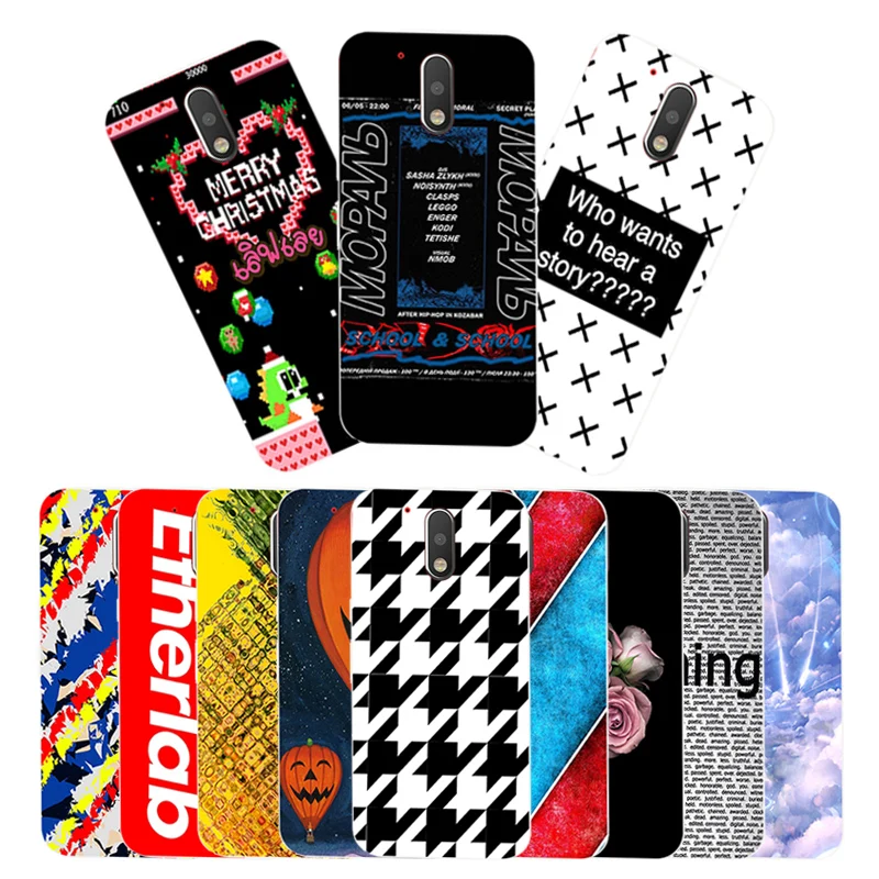for Motorola Moto G4 Plus Sweethearts Cover Cases 5.5 inch Soft Silicon Protector G 4rd Phone Case Protection Shell |