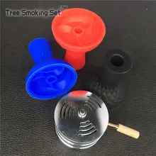 1pcs Silicone Hookah Bowl And 1pcs Hookah Charcoal Holder As Gas lighter 1 lot Suit For Metal Hookahs Free Shipping Shisha Bowl 1pcs lot svi4004