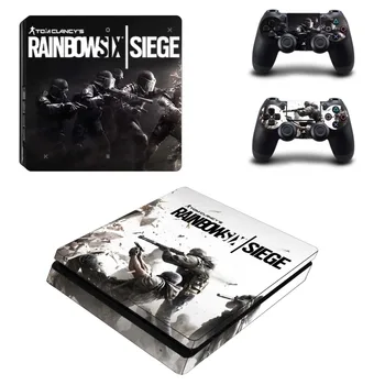 

Rainbow Six Siege PS4 Slim Skin Sticker Decal Vinyl for Sony Playstation 4 Console and 2 Controllers PS4 Slim Skin Sticker