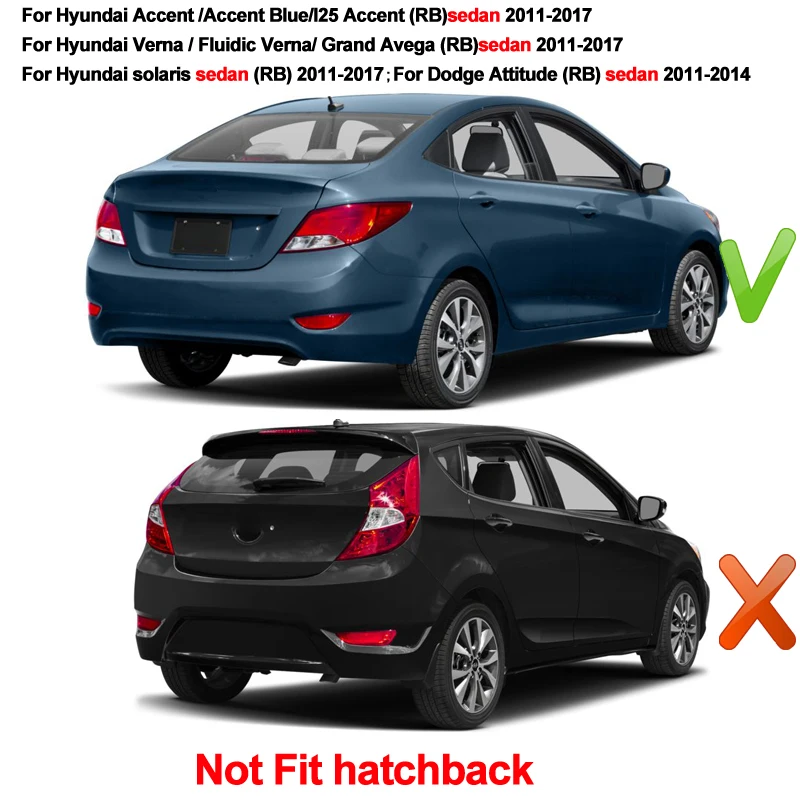 Багажник заднего багажника поднос для коврик на полу Hyundai Solaris Accent Verna i25 2011 2017 Dodge